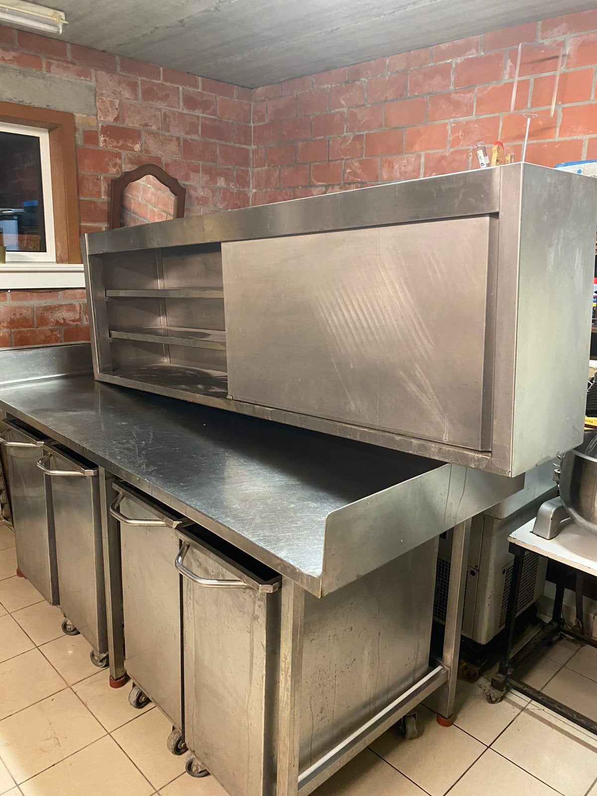 RVS horeca wandplank / keukenrek, Zakelijke goederen, Horeca | Overige, Ophalen