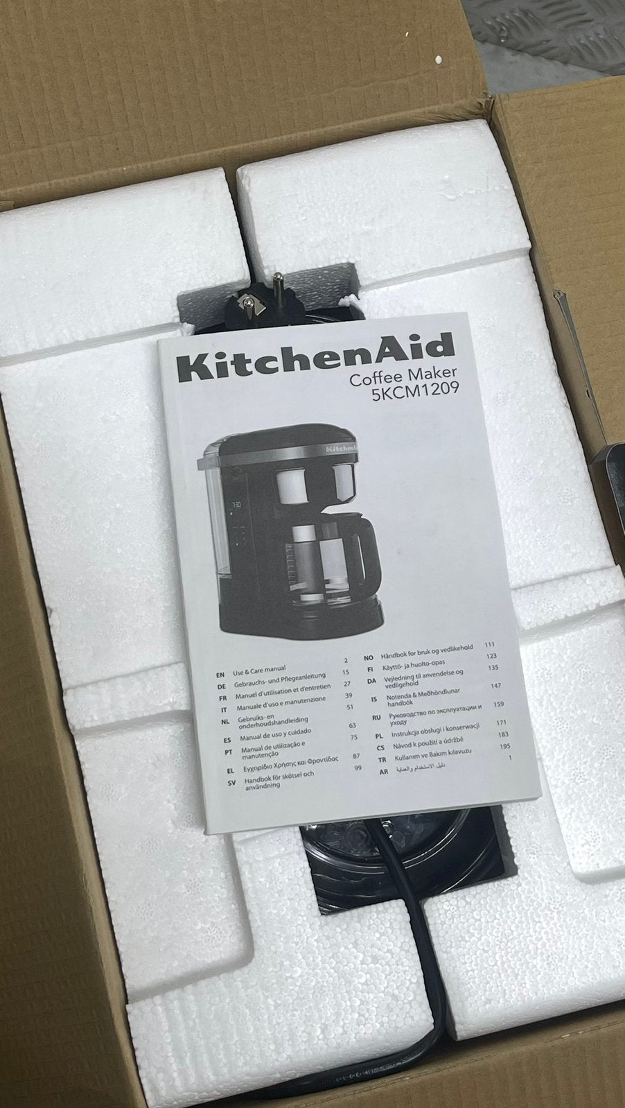 Kitchenaid Coffee Maker 5KCM1209, Ophalen, Zo goed als nieuw