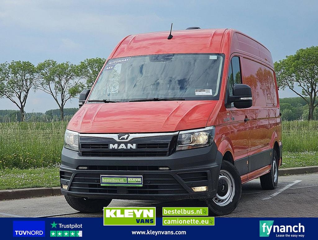 MAN TGE 3.180 4X4 4MOTION L3H3!, Auto's, Bestelwagens en Lichte vracht, Automaat, Bedrijf, Diesel, Cruise Control