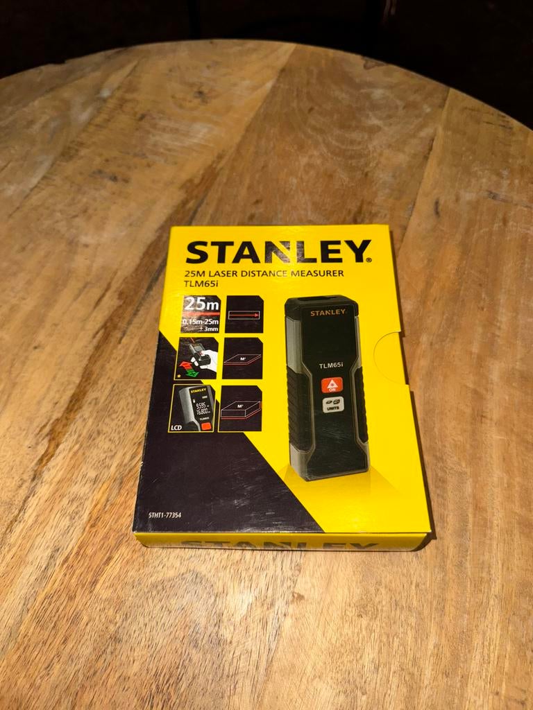 Télémètre laser Stanley TLM65I (25 m), Bricolage & Construction, Instruments de mesure, Enlèvement, Neuf