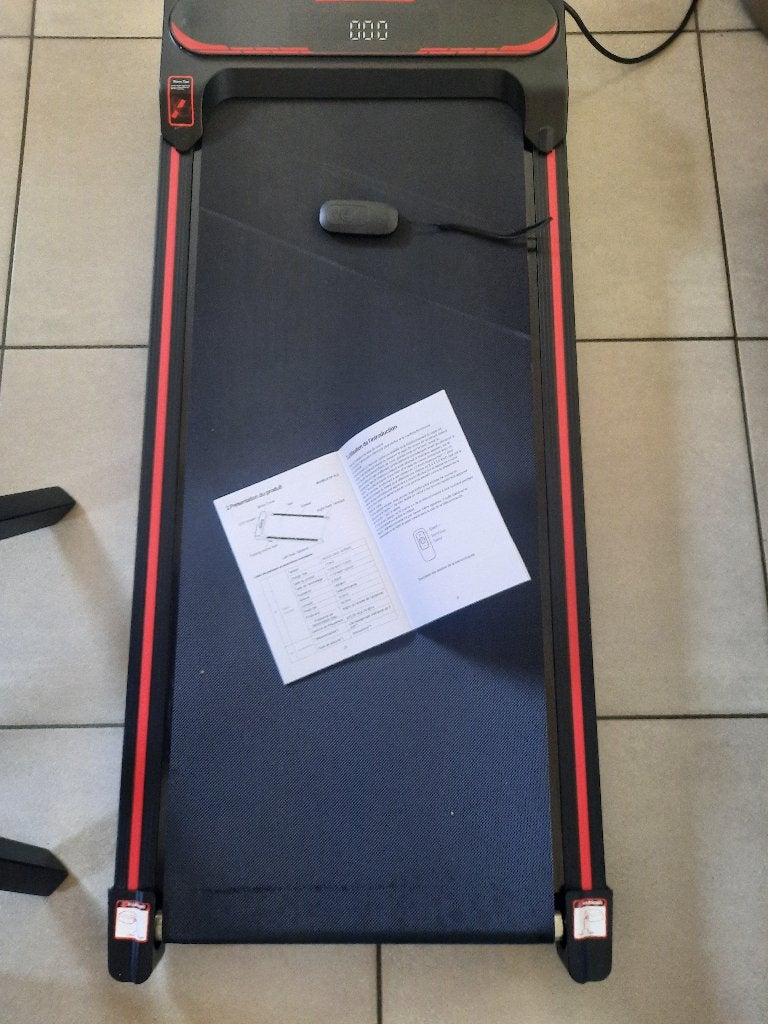 Tapis de marche avec télécommande, Enlèvement, Comme neuf, Jambes, Tapis de fitness