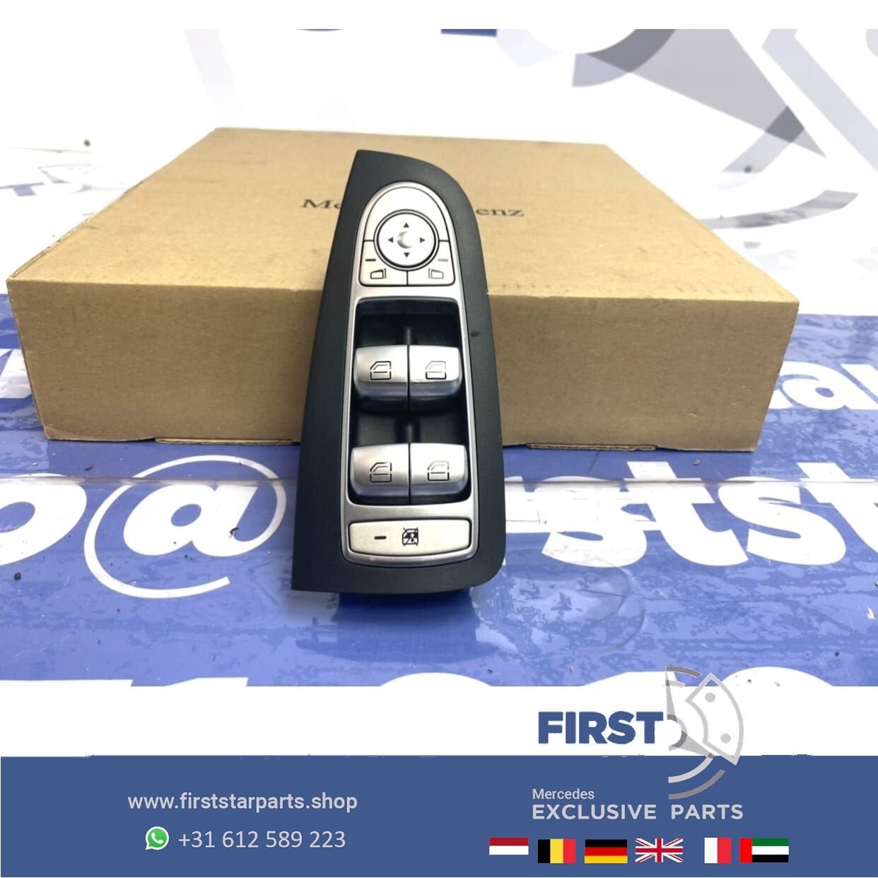 W205 W213 RAAM BEDIENING SCHAKELAAR Mercedes C + E Klasse 20, Gebruikt, -, Ophalen of Verzenden, -