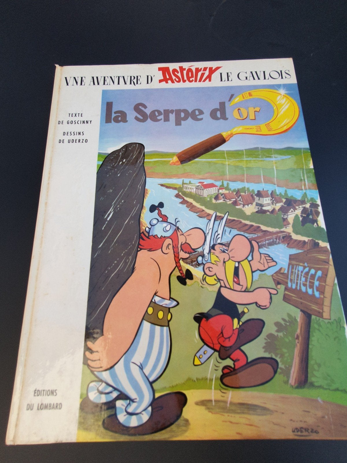 Asterix la serpe d'or 1er réédition 1968, Enlèvement ou Envoi