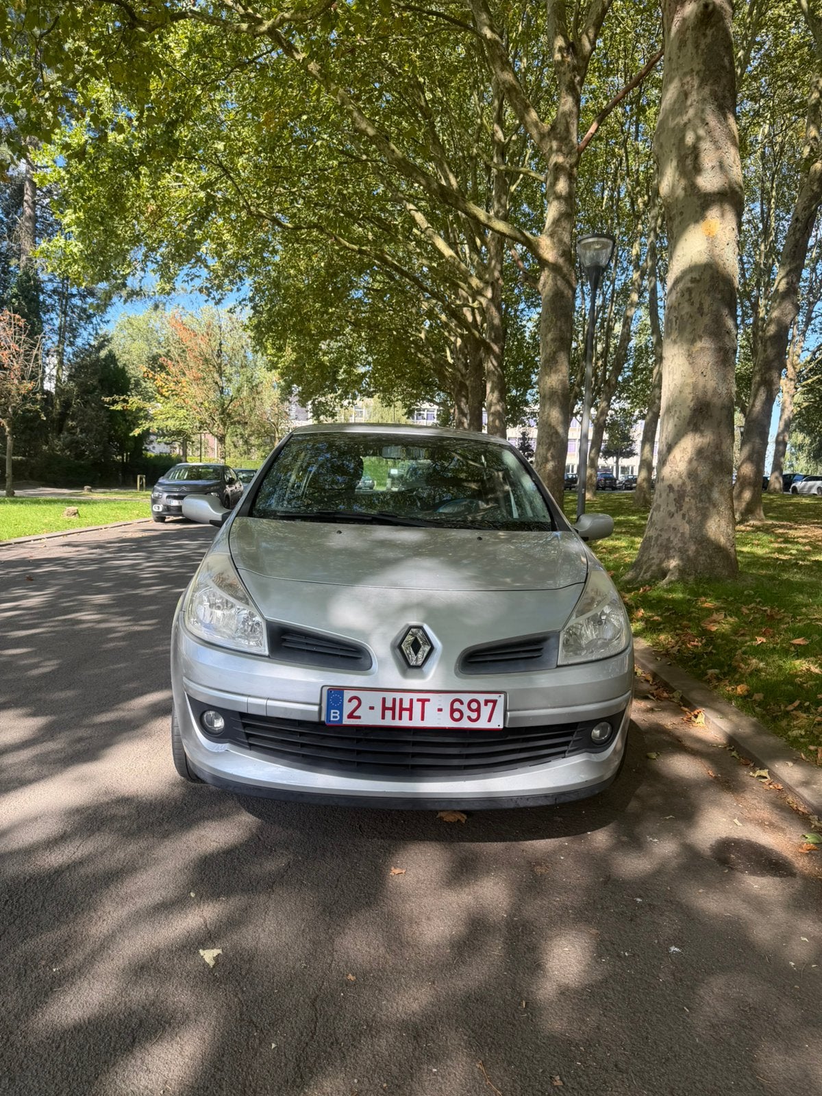 Climatiseur Renault Clio 2008 5 portes, Argent ou Gris, Achat, Boîte manuelle, Noir