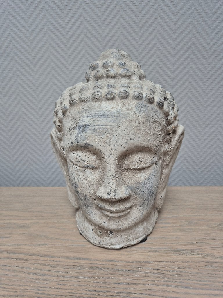 Tête de bouddha, Enlèvement, Comme neuf, 22 cm