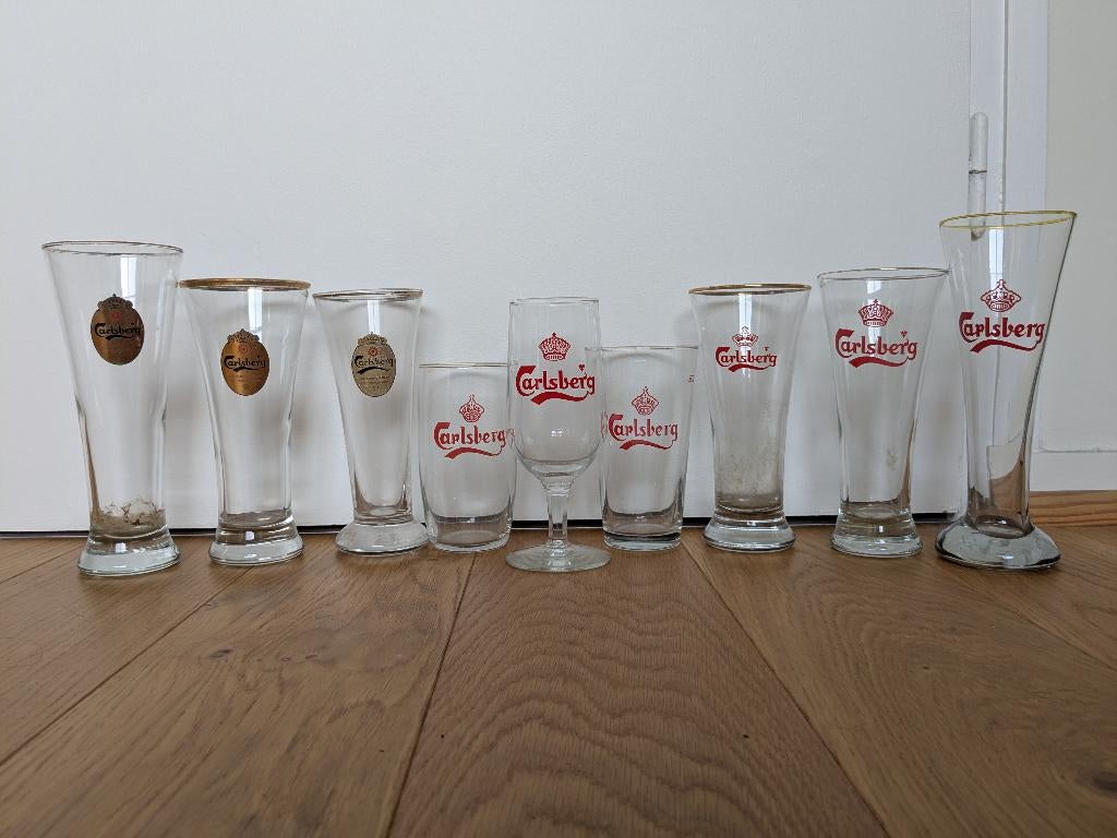 Verres anciens brasserie Carlsberg, Collections, Enlèvement
