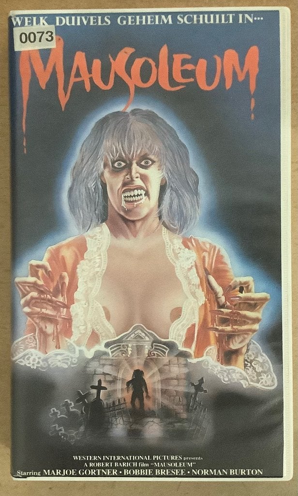 Mausoleum (1983) VHS-Video ! Ex-Rental Zeldzaam!, CD & DVD, VHS | Film, Enlèvement ou Envoi, Anglais, Horreur, À partir de 16 ans
