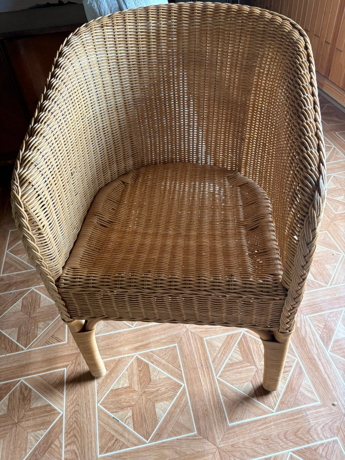 Fauteuil en osier, Enlèvement, Comme neuf
