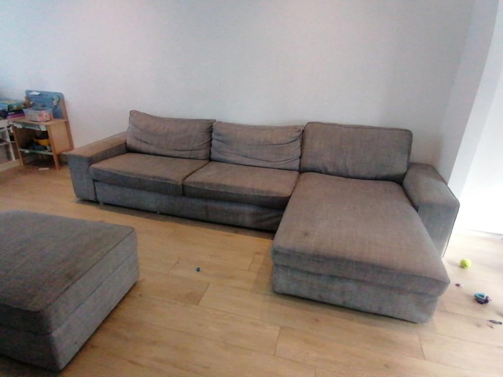 Canapé 3 places+chaise longue IKEA Kivik avec banquette de r, Maison & Meubles, Canapés | Coins salons complets, Enlèvement