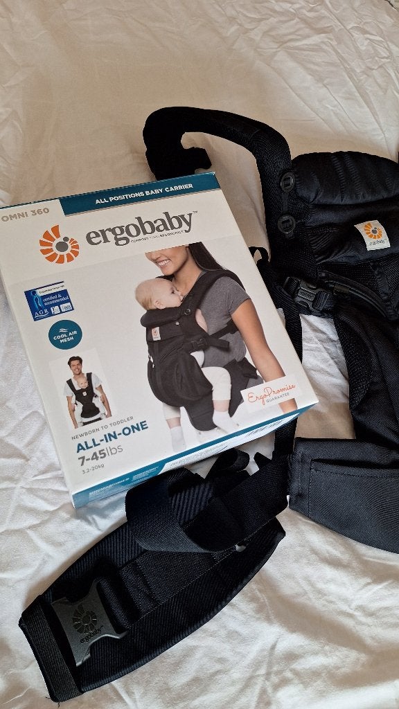 Draagzak Ergobaby 360 omni, Enfants & Bébés, Enlèvement, Comme neuf, Ventre, Dos ou Côté, Porte-bébé