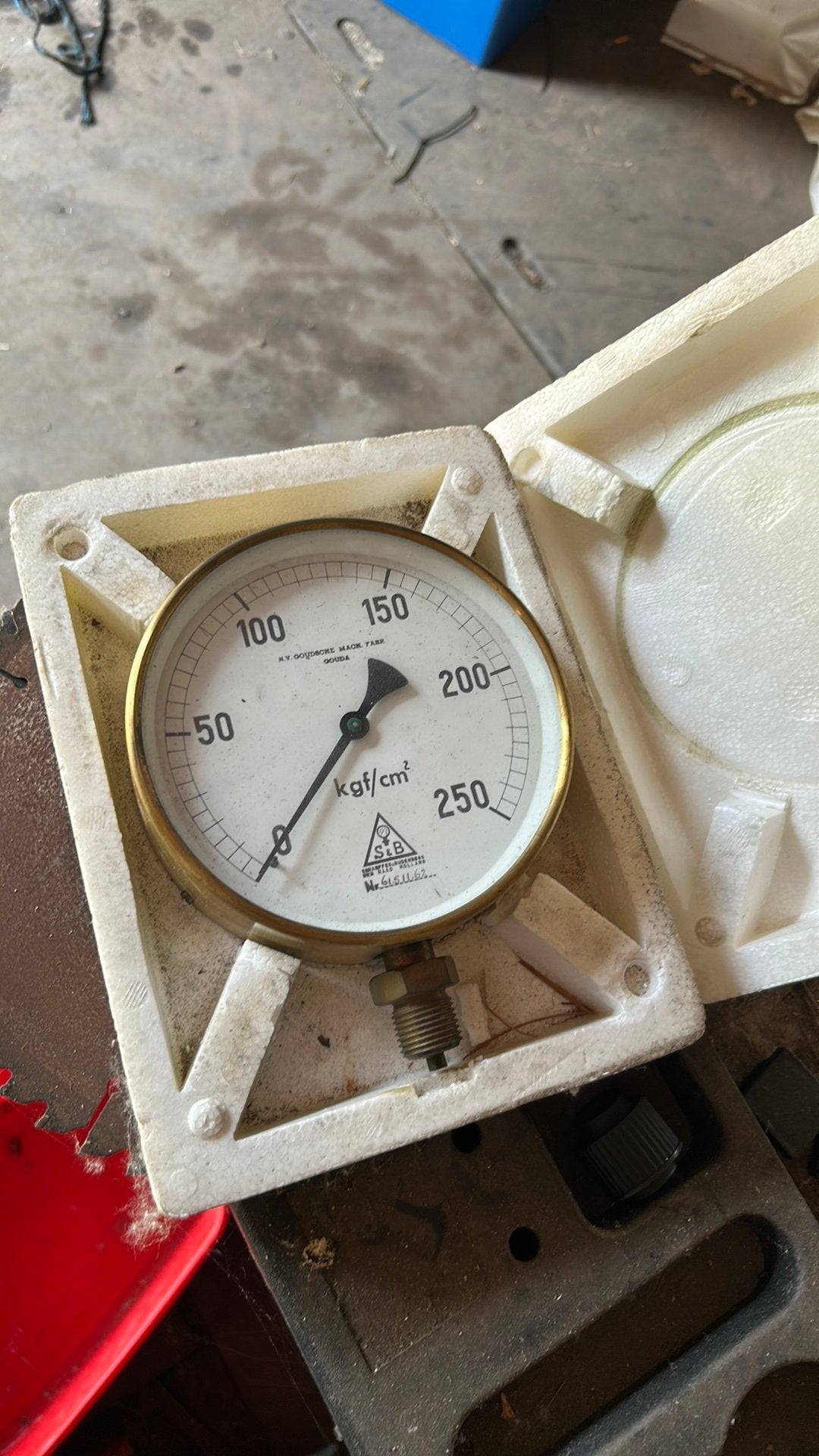 manometer, Doe-het-zelf en Bouw, Meetapparatuur, Ophalen, Zo goed als nieuw, Druk