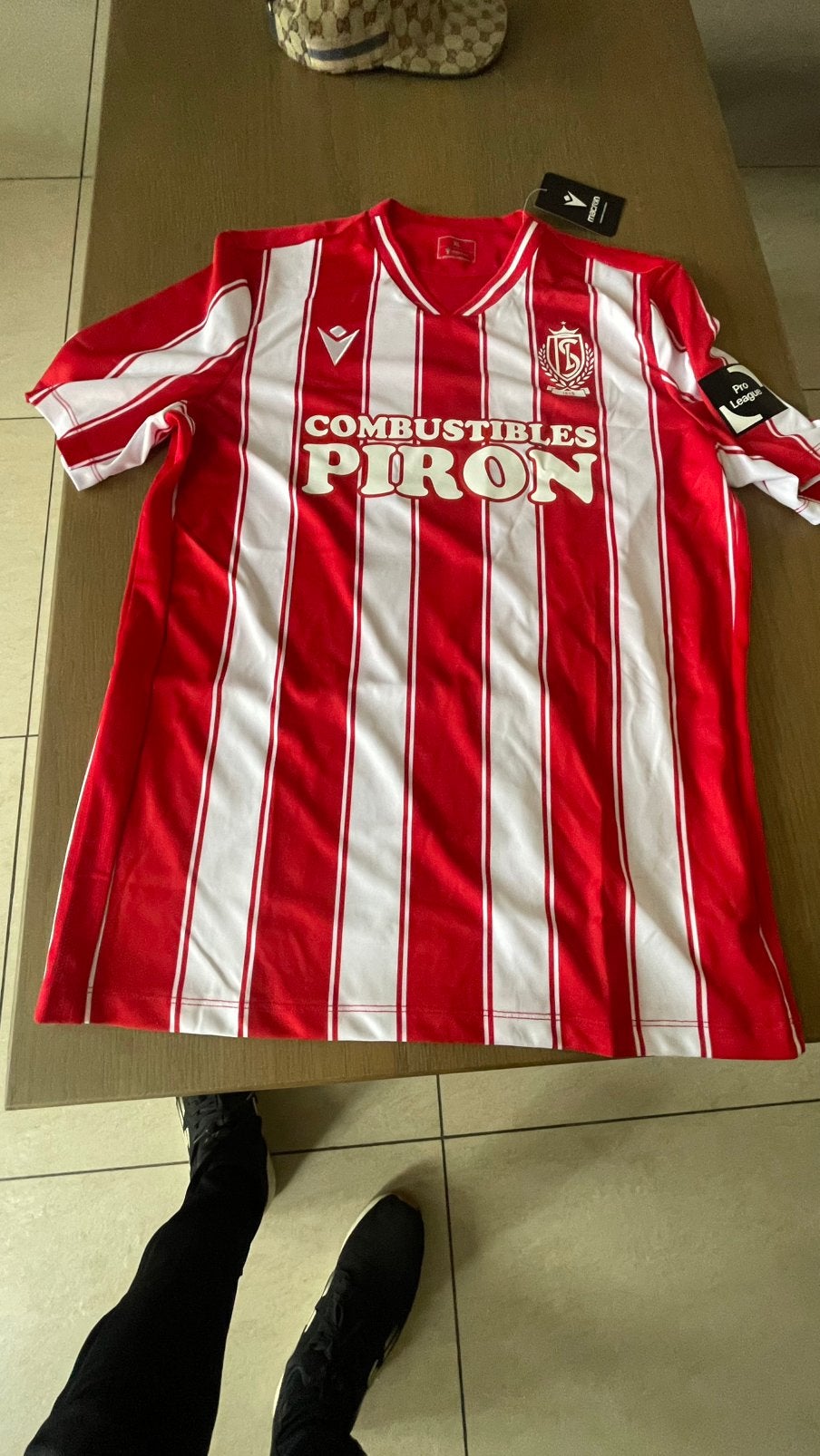 Standard Leige shirt, Sport en Fitness, Voetbal, Ophalen, Zo goed als nieuw, Shirt