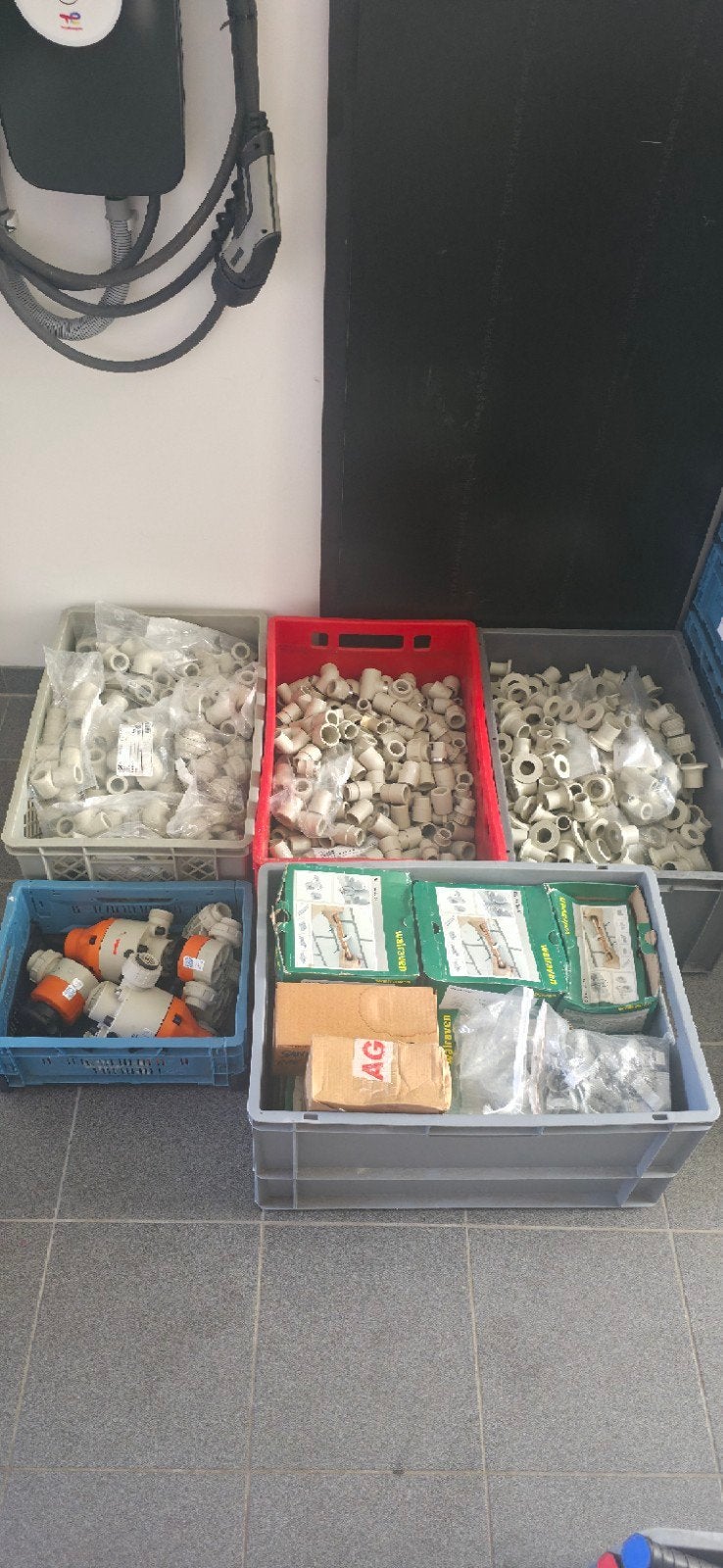 Pp-h lasmateriaal, Ophalen