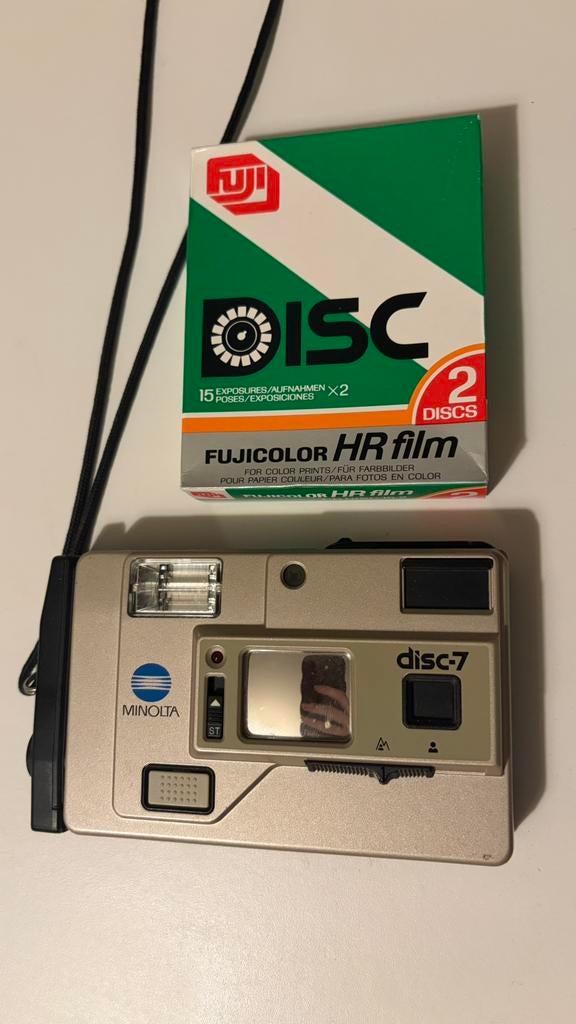 Minolta Disc 7 incl 5 pakjes disk film, Enlèvement, Comme neuf, Minolta