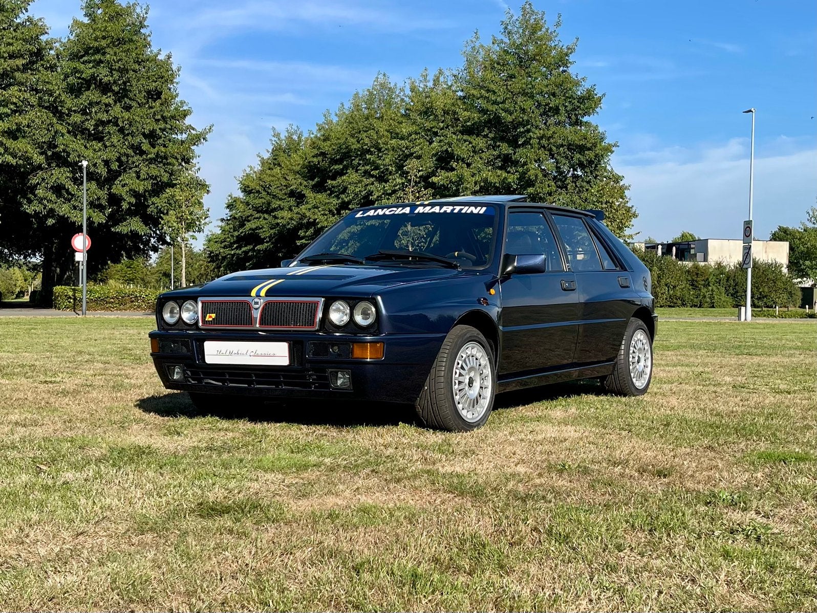 Lancia Delta Integrale EVO 4x4, Zwart, 4 cilinders, Blauw, Leder