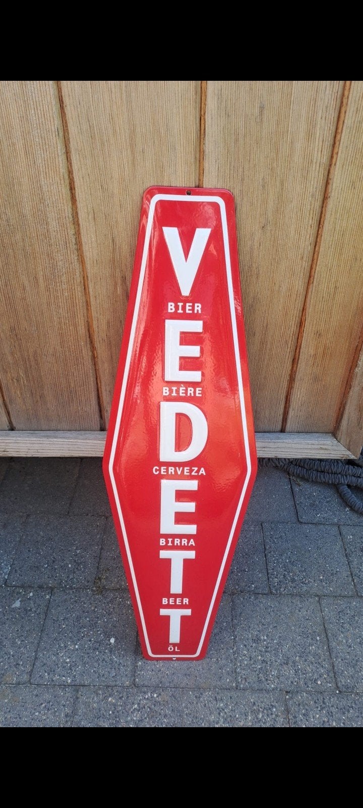 vedett emaille nieuw, Ophalen, Nieuw, Reclamebord
