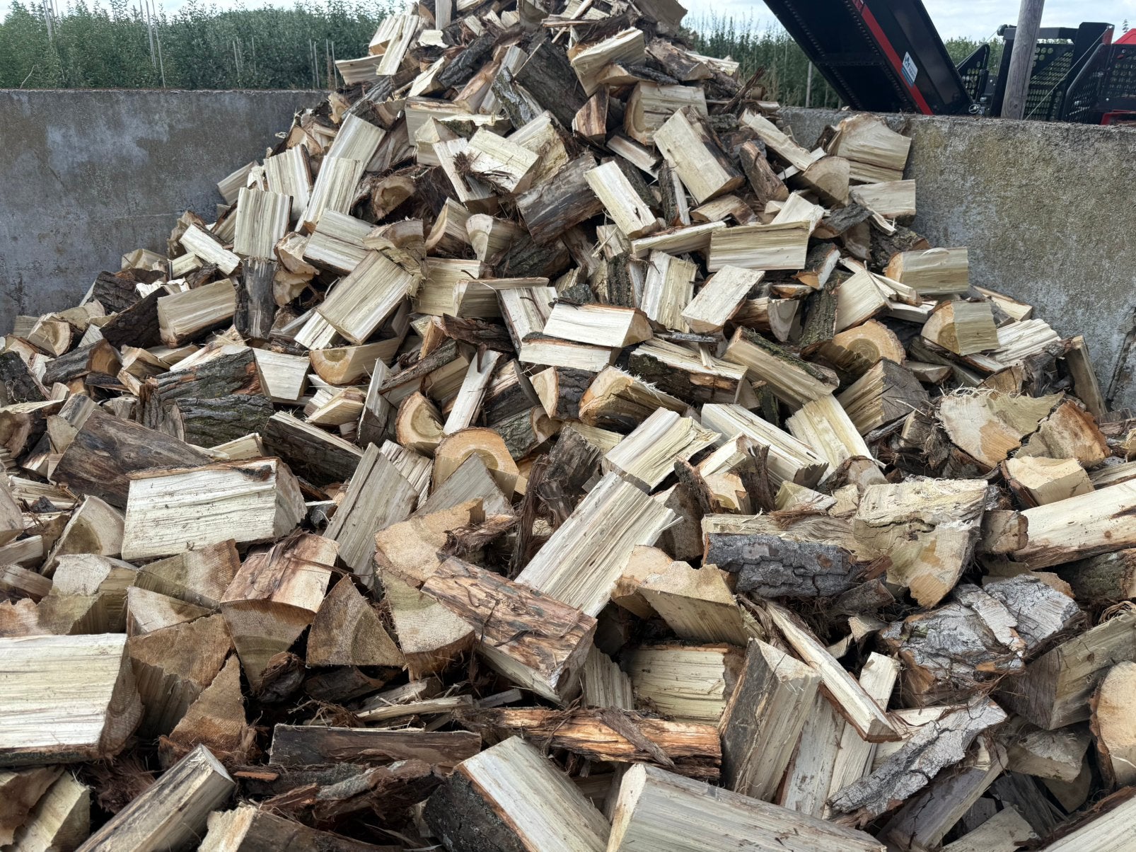Halfdroog brandhout, Tuin en Terras, Brandhout, Ophalen