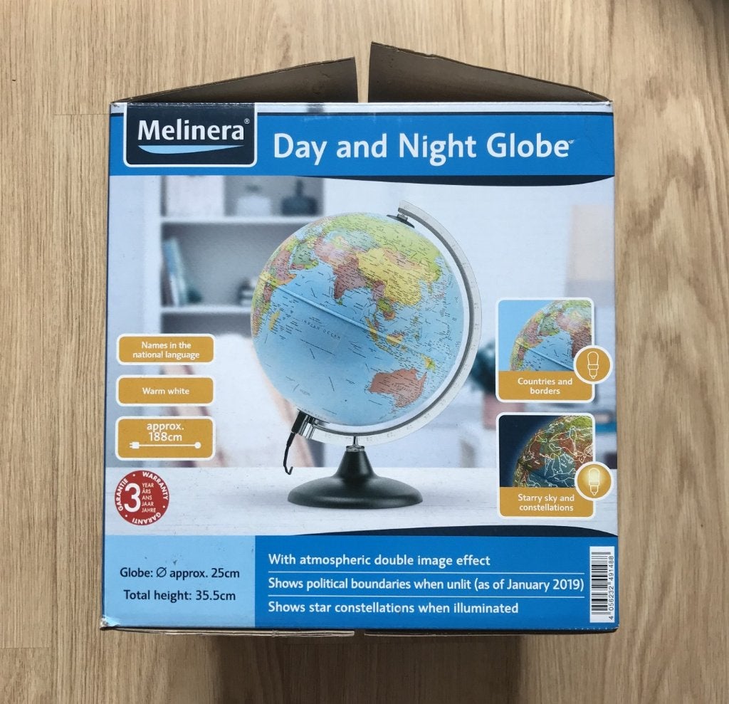 Globe lamp, Ophalen, Overige merken, Inclusief standaard, Zo goed als nieuw