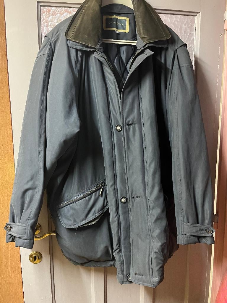 Herenparka in grote maten, Ophalen, Maat 52/54 (L), Blauw, Autres