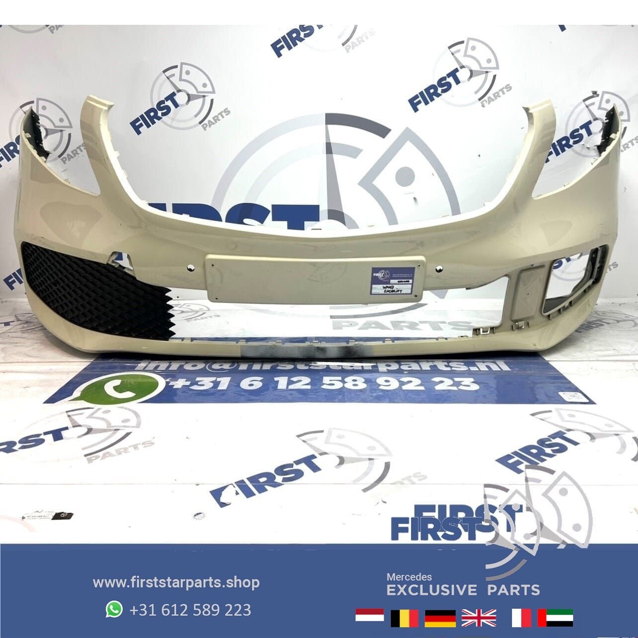 W447 V KLASSE FACELIFT VOORBUMPER A4478856000 GRIJS ORIGINEE, Utilisé, -, Avant, -