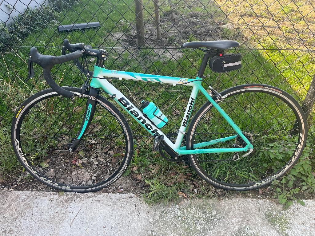 Koersfiets  bianchi, Fietsen en Brommers, 10 tot 15 versnellingen, Aluminium, 57 tot 61 cm, Dames