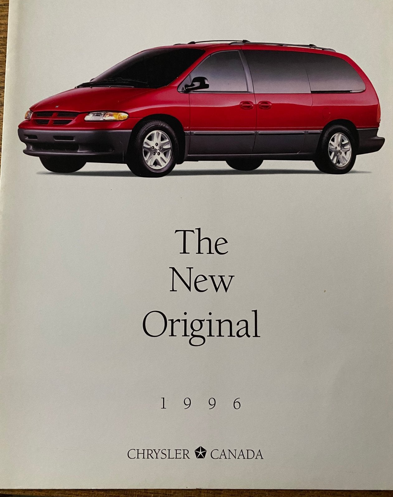 CHRYSLER/DODGE/PLYMOUTH Minivan 1996 Autofolder, Verzenden, Zo goed als nieuw, Overige merken