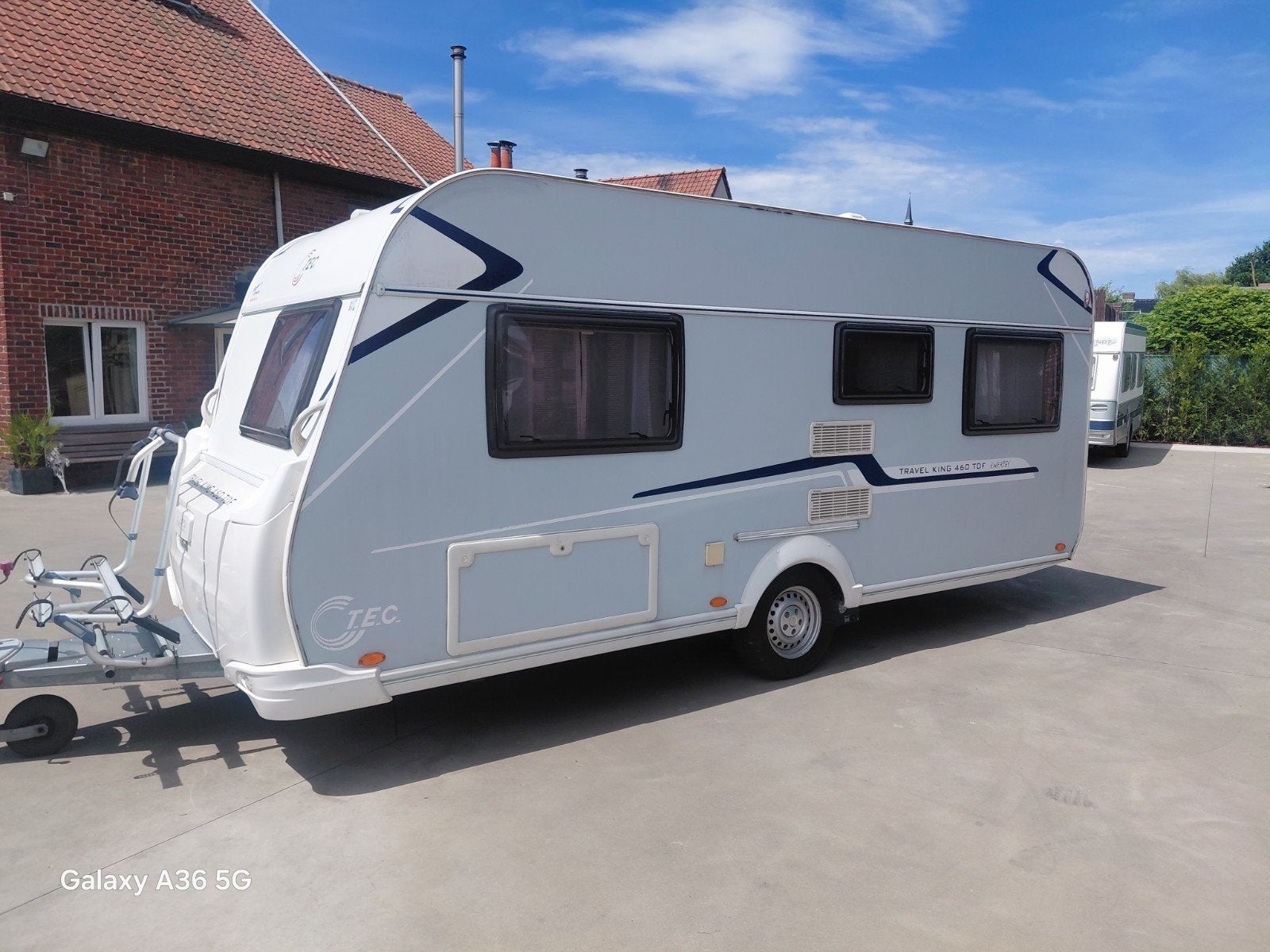 Mooie caravan Tec460 voor 4 personen-moover - bouwjaar 2010, Entreprise, Auvent, Grand lit