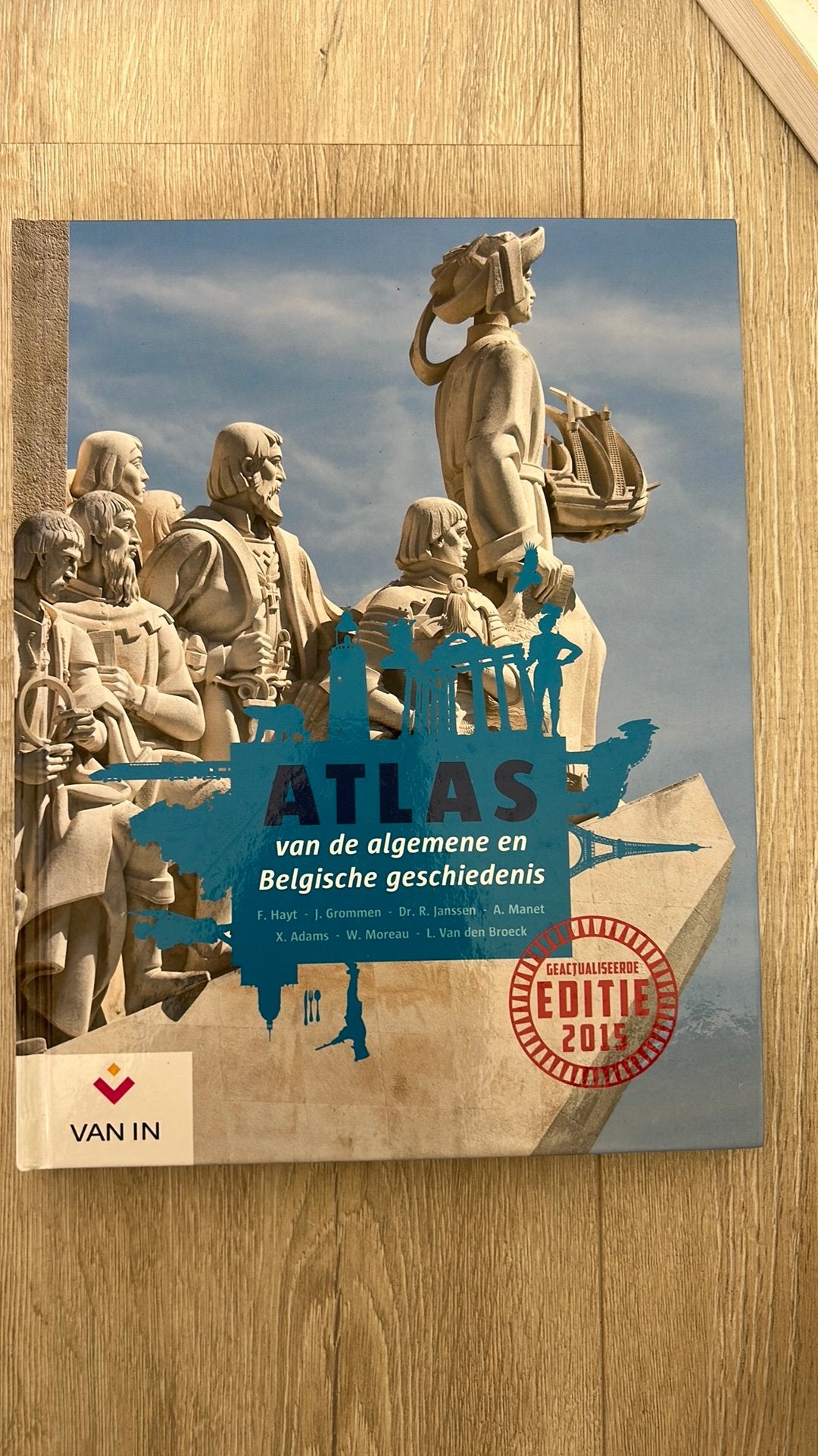 Atlas d'histoire générale et belge, Enlèvement, Neuf, Secondaire, Néerlandais
