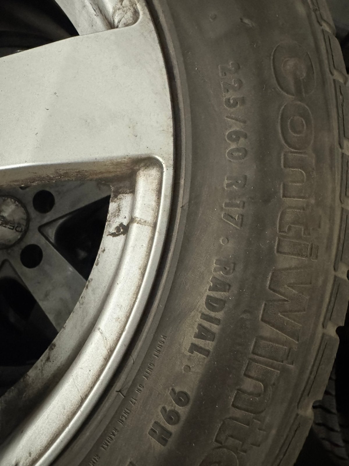4 winterwielen BMW X3 F25 17” DEZENT 5x120, Ophalen, 17 inch, Winterbanden, Band(en)