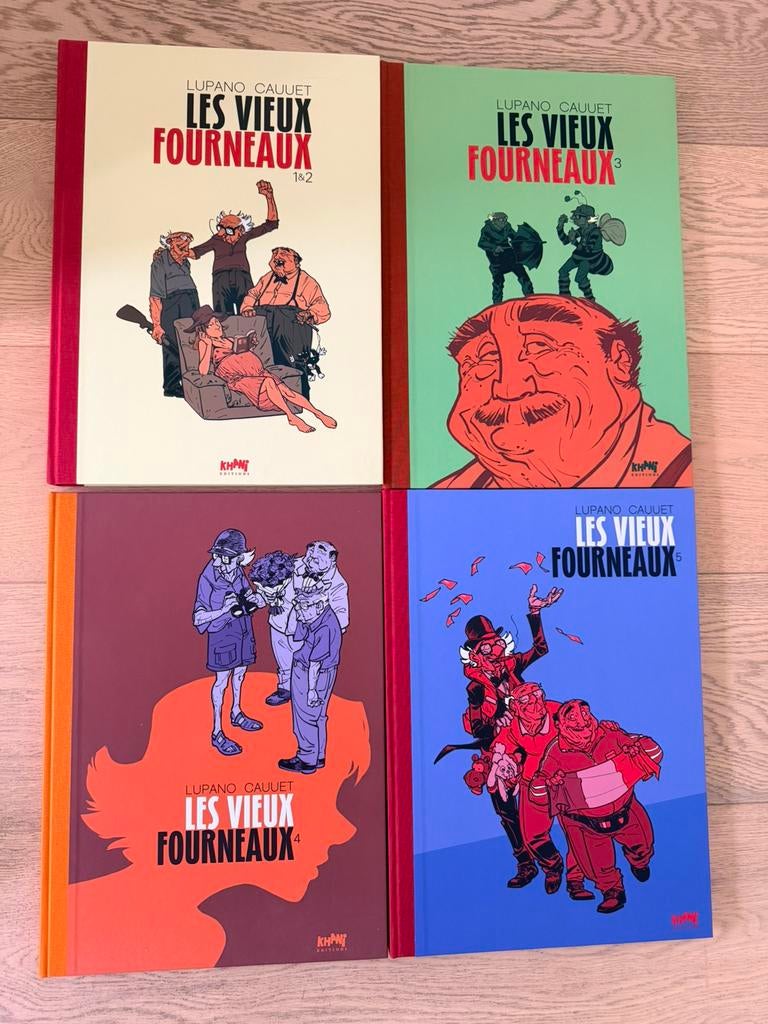 Superbe tirages de tete Vieux Fourneaux 4 tomes, Ophalen of Verzenden, Zo goed als nieuw