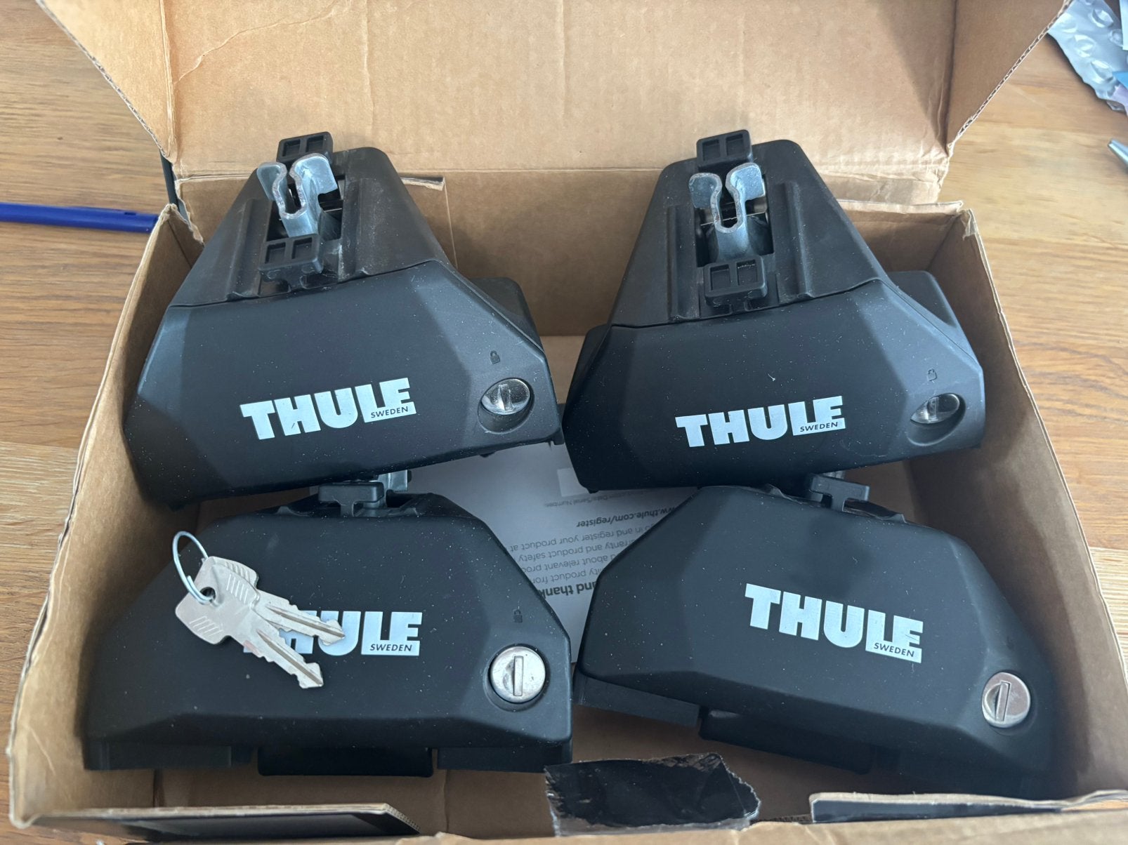 Thule 7106 evo flush rail, Enlèvement ou Envoi, Comme neuf
