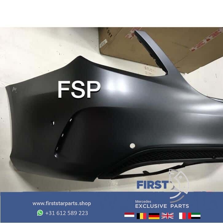 W205 AMG Achterbumper Mercedes C Klasse 2014-2018 Sedan C63, Gebruikt, -, -, Ophalen of Verzenden