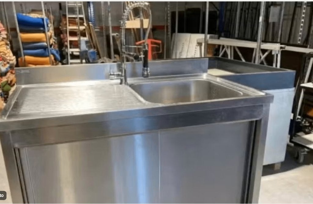 horeca spoelbak wasbak, Ophalen
