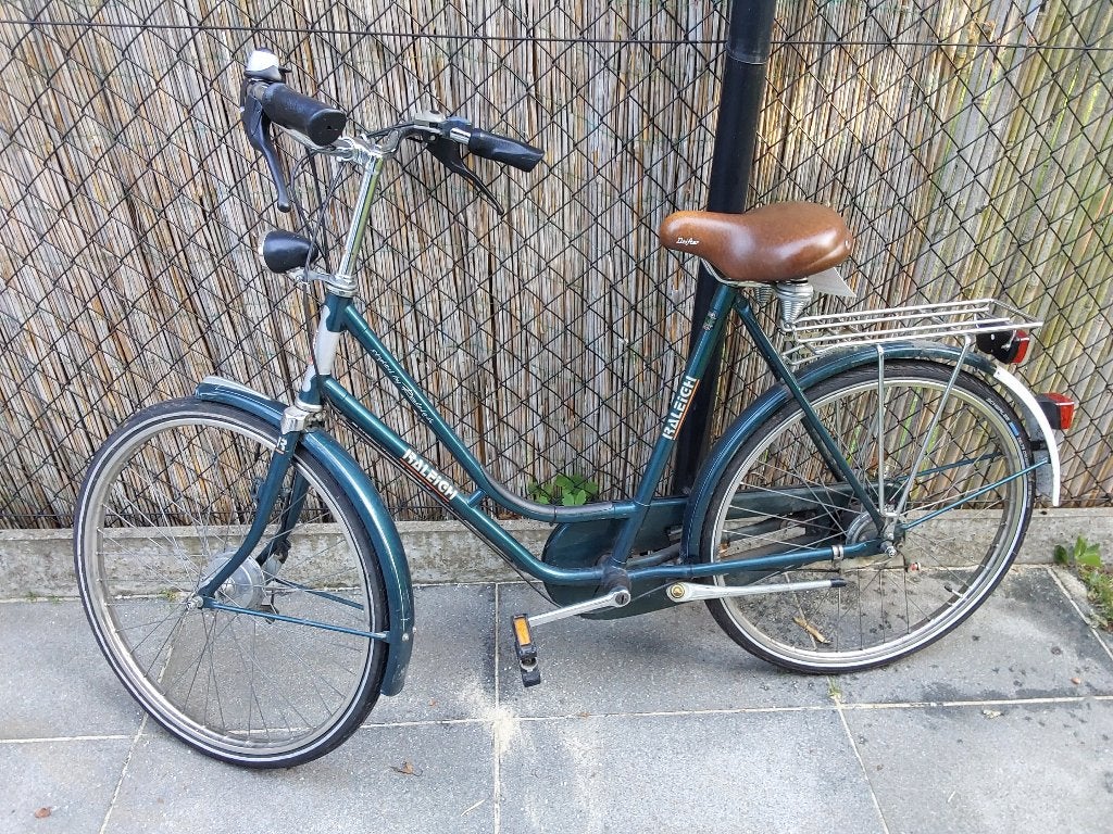 Damesfiets raleigh, Enlèvement, Utilisé
