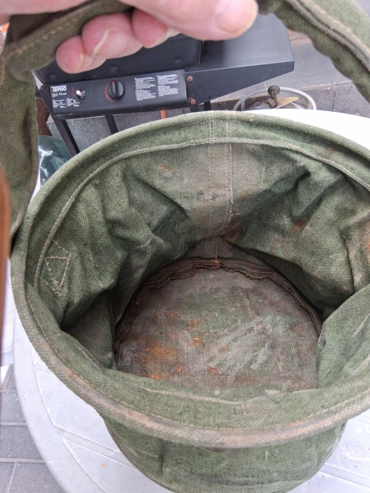 Seau à eau pour Willys, Collections, Objets militaires | Seconde Guerre mondiale, Enlèvement ou Envoi