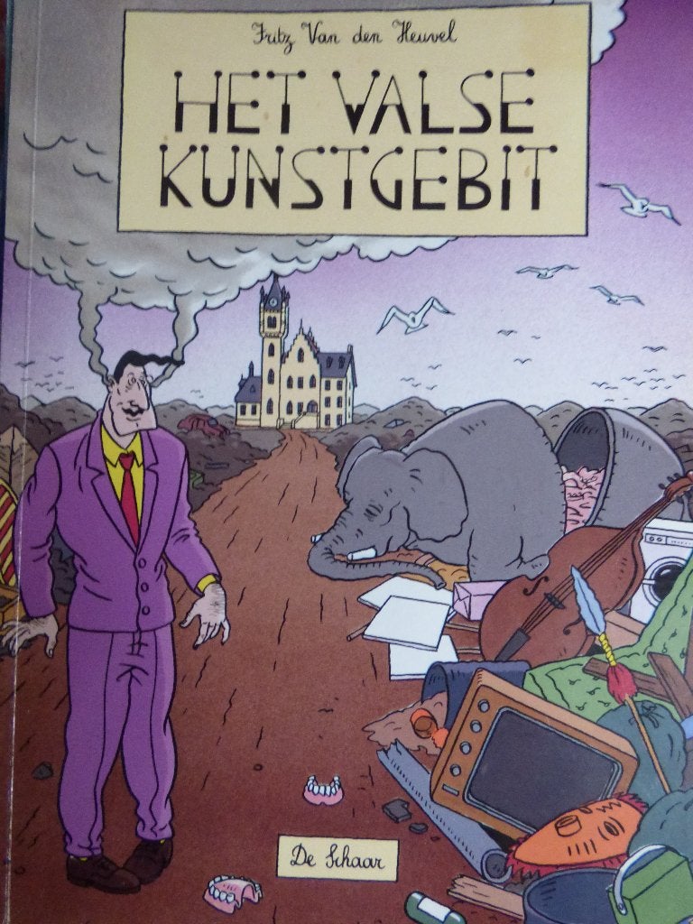 fritz van den heuvel ,  het valse kunstgebit, Ophalen of Verzenden