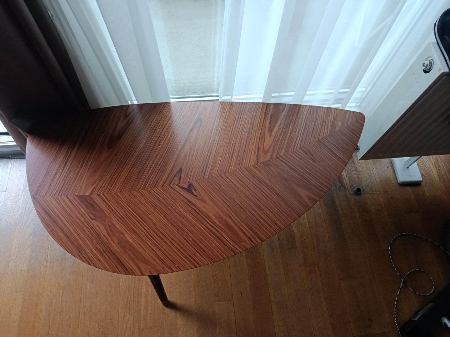 vintage/mid-century schrijftafel of sidetable 1960-1970, Ophalen, 50 tot 100 cm, Vintage, 50 tot 100 cm