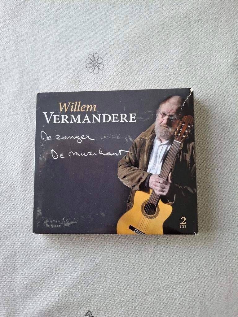 Dubbel cd willem vermandere  de zanger de muzikant, Cd's en Dvd's, Ophalen of Verzenden