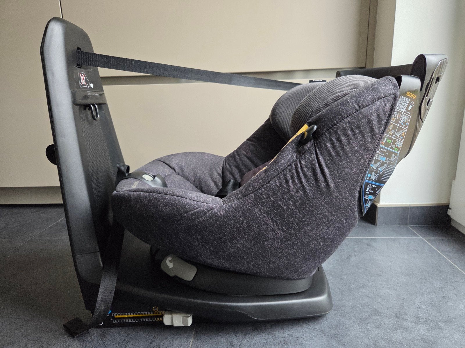 Maxi-Cosi AxissFix i-Size & 360 draaibaar, Mode veille, Enlèvement, Utilisé, Isofix