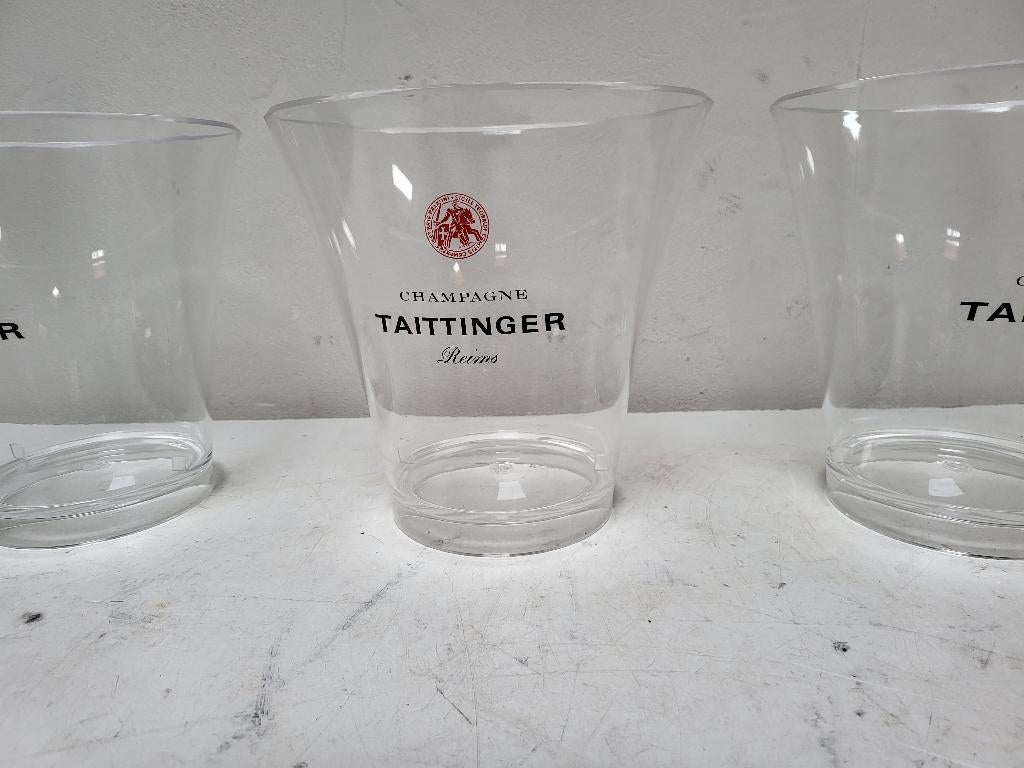 Vintage Ijsemmer Champagne TAITTINGER (Nieuw) 4 stuks, Ophalen of Verzenden, Nieuw, Gebruiksvoorwerp