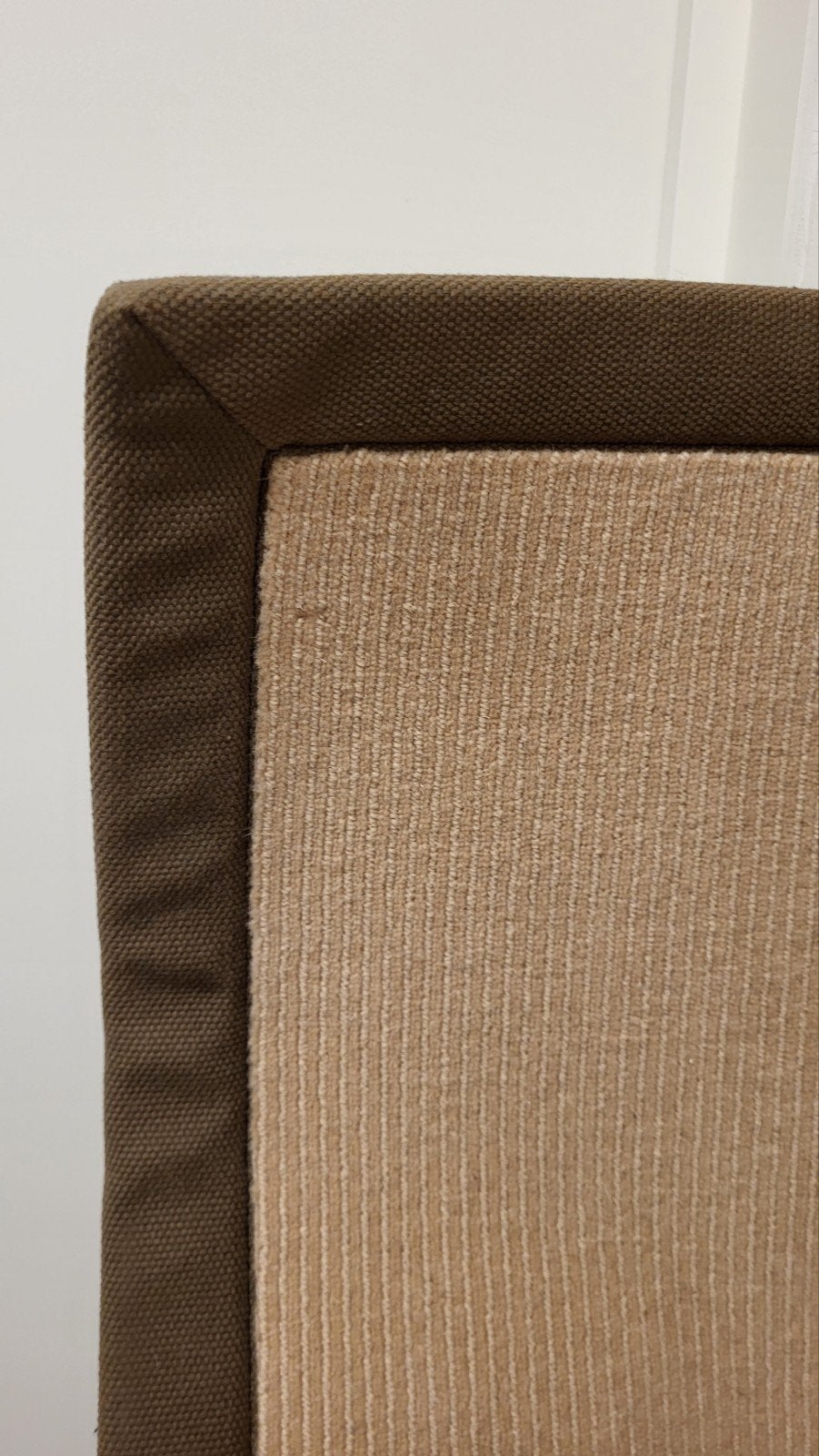 Tapijt beige met bruine rand, Enlèvement, Beige