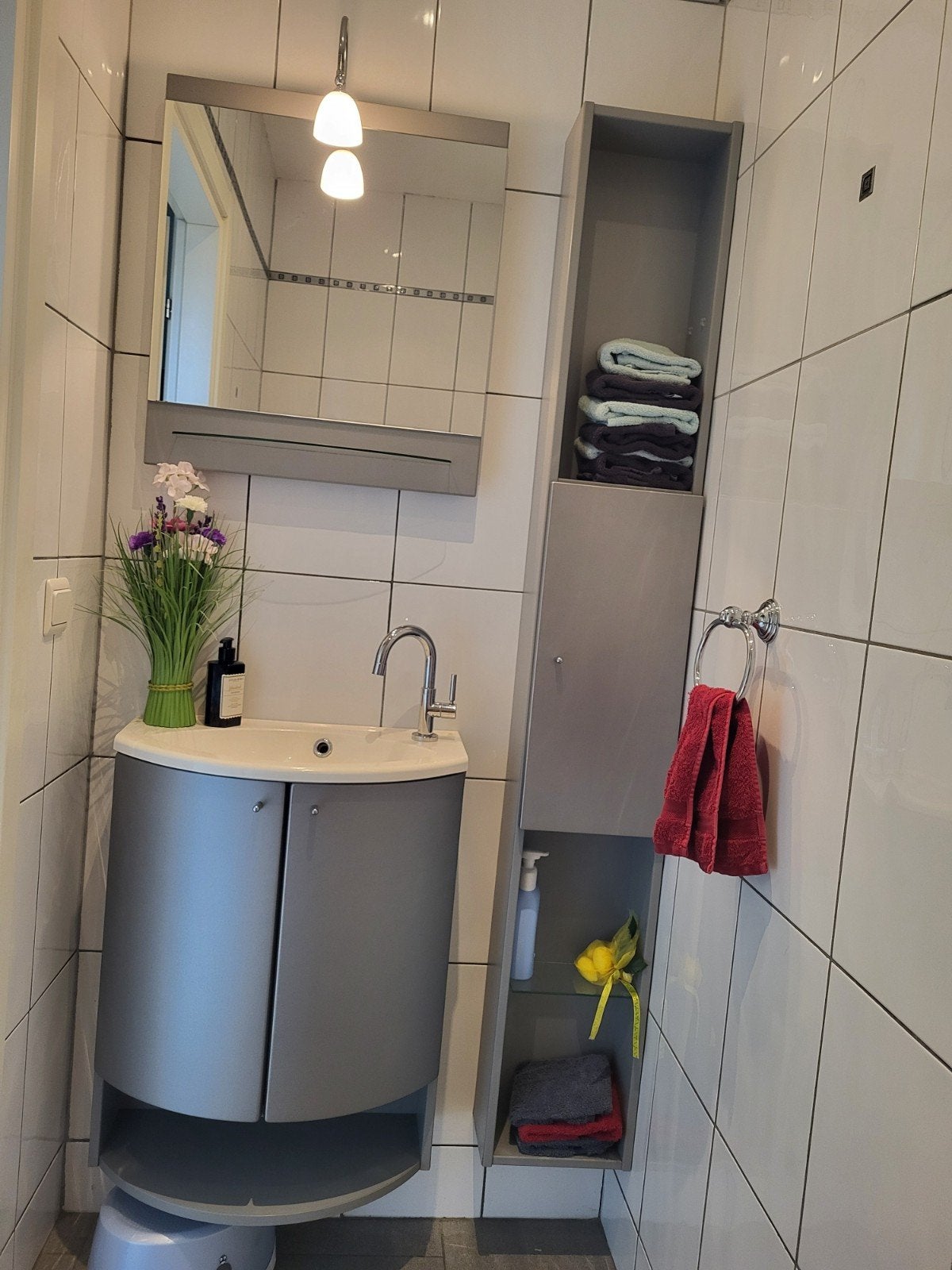 Toiletmeubel en toilet, Enlèvement
