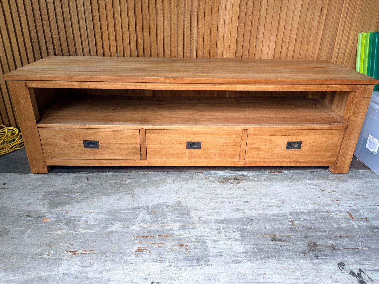 Tv meubel teak, Enlèvement, Comme neuf