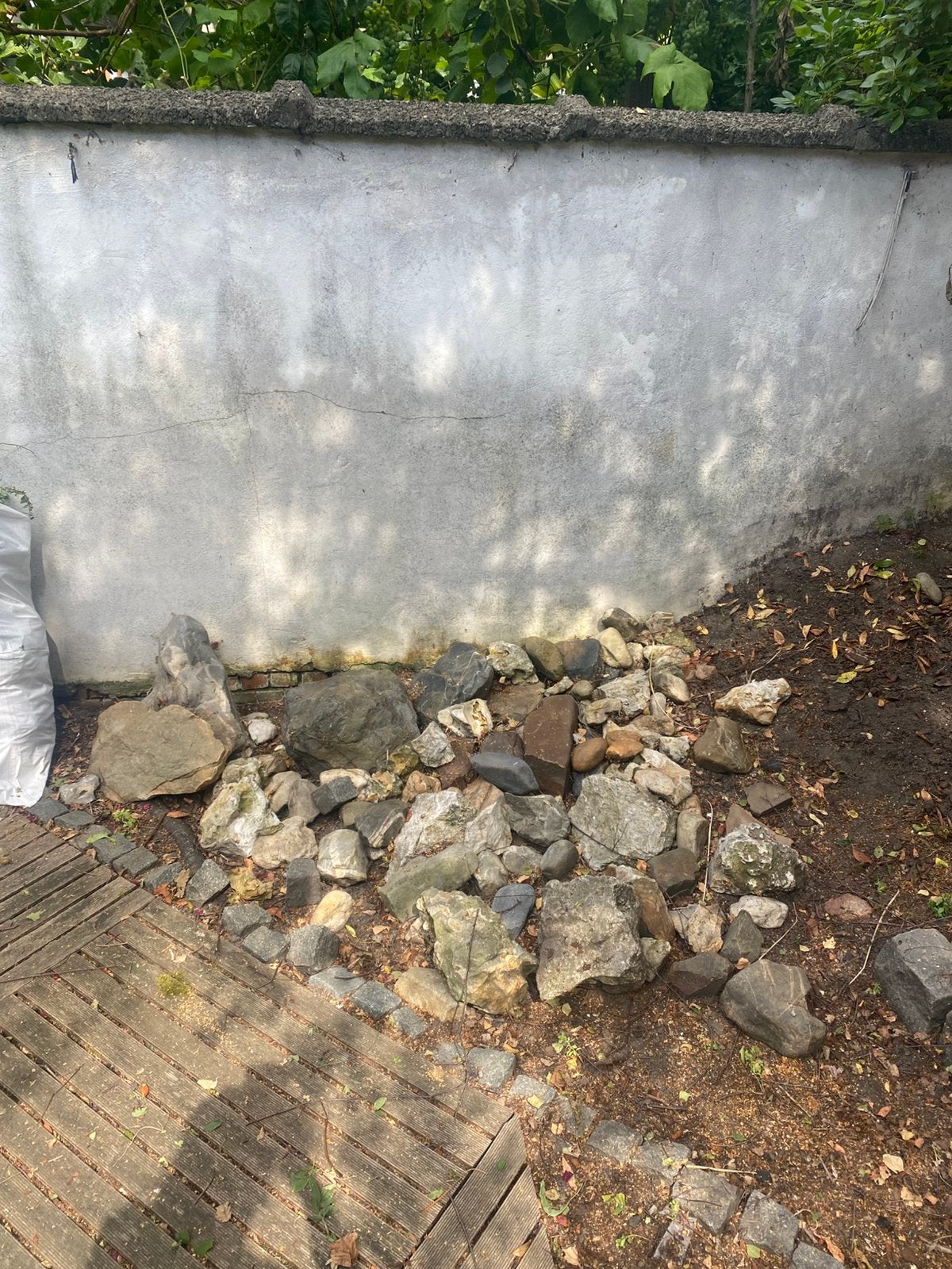 Sierstenen tuin, Ophalen, Gebruikt