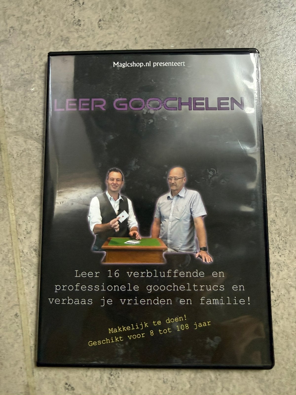 Dvd leren goochelen, Ophalen, Zo goed als nieuw