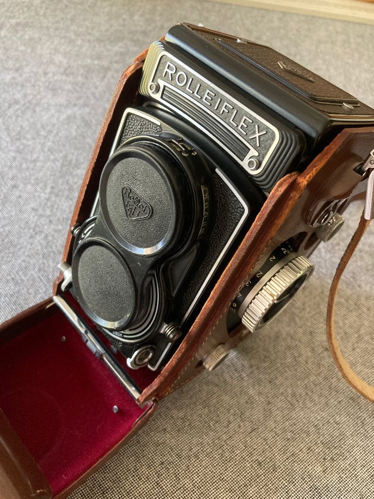 Mooie Rolleiflex T in prima staat, Enlèvement ou Envoi, Comme neuf, Reflex miroir, Autres Marques