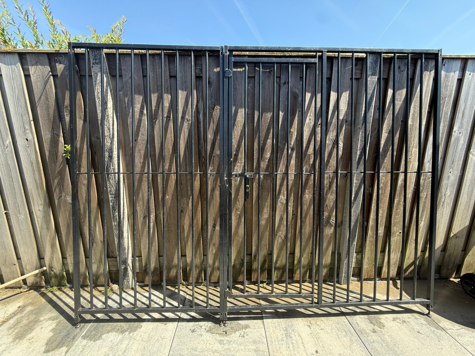 Hekwerk met deur, Ophalen, Gebruikt, Spijlenhekwerk, Met poort