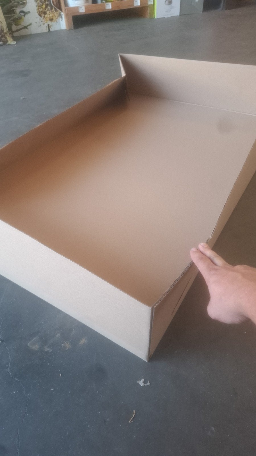 Undertray . Katon bodem 120 x 80 x 20 cm hoog. 600 st, Zakelijke goederen, Stock en Retail | Verpakking en Verzending, Ophalen