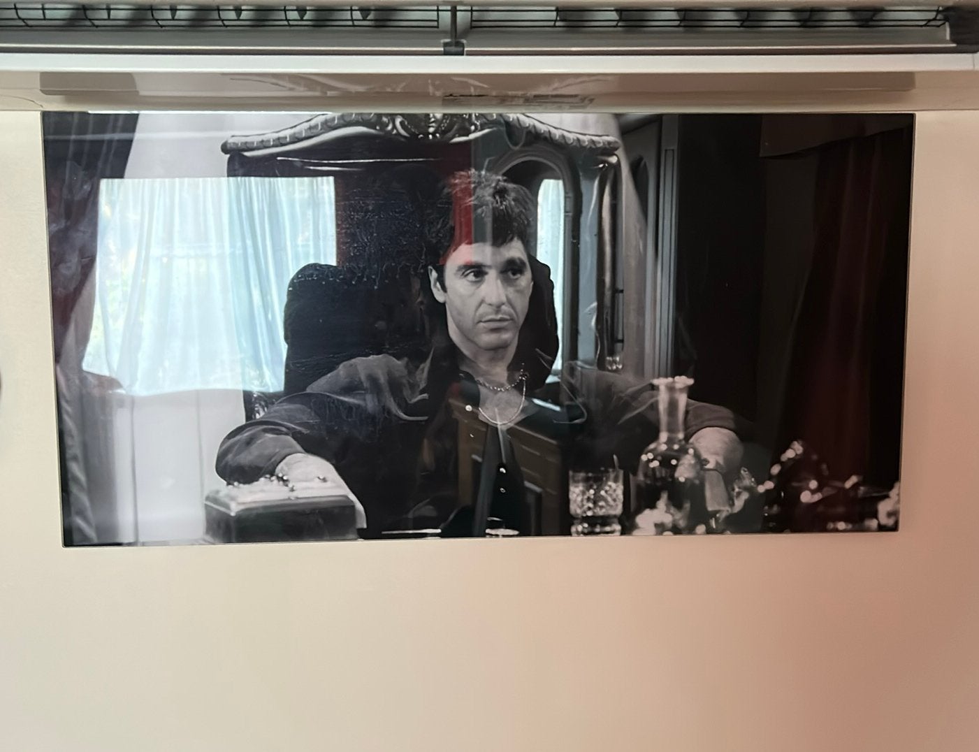 Foto kader scarfacz, Huis en Inrichting, Woonaccessoires | Spiegels, Ophalen, Zo goed als nieuw