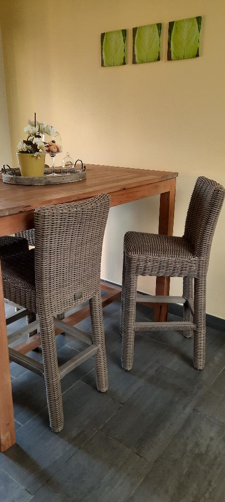 Hoog buiten krukken, Mancave, buiten terras, stoelen, Chaise, Comme neuf, Sets de jardin, Enlèvement